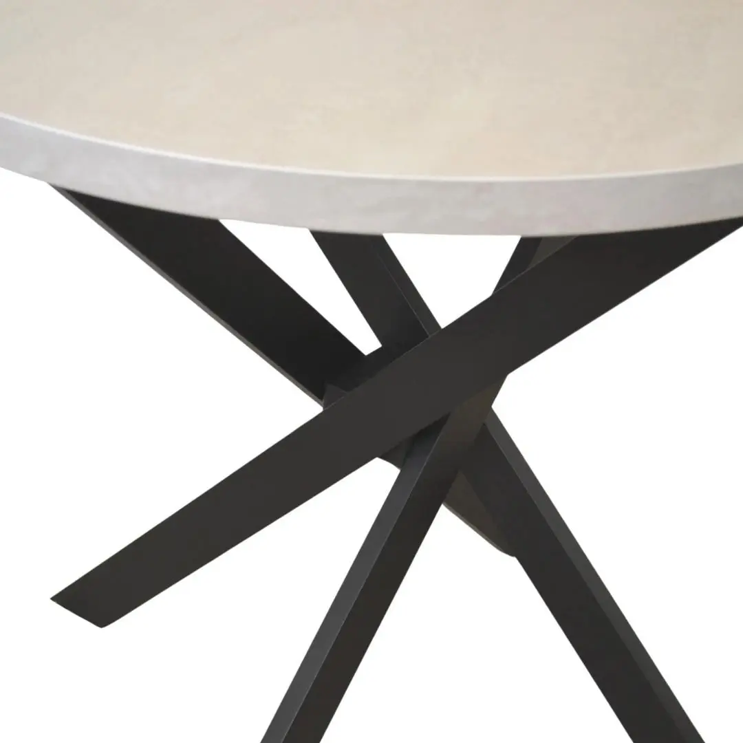 Стол DP Torino Rondo 900 (Beige/Black)