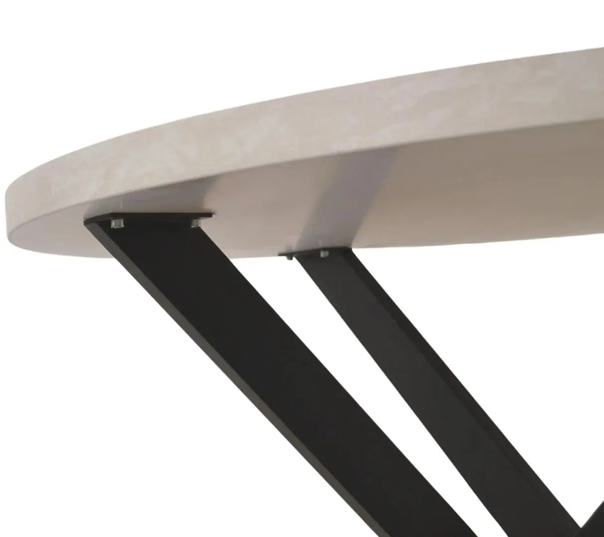 Стол DP Torino Rondo 900 (Beige/Black)