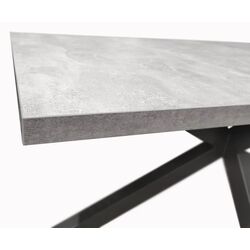 Стол DP Vesta 150x80cm (Grey/Black) Thumb