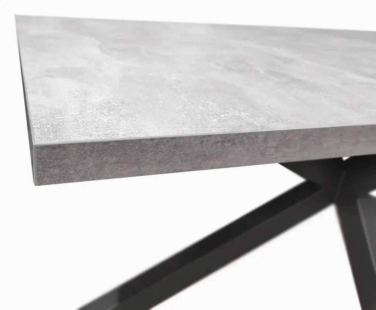 Стол DP Vesta 150x80cm (Grey/Black)