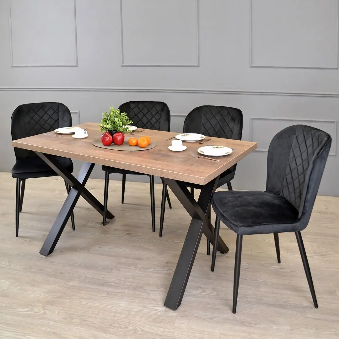 Стол DP X-Ben 80x150 (Colonial Grange Oak/Black)