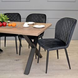 Стол DP X-Ben 80x150 (Colonial Grange Oak/Black) Thumb