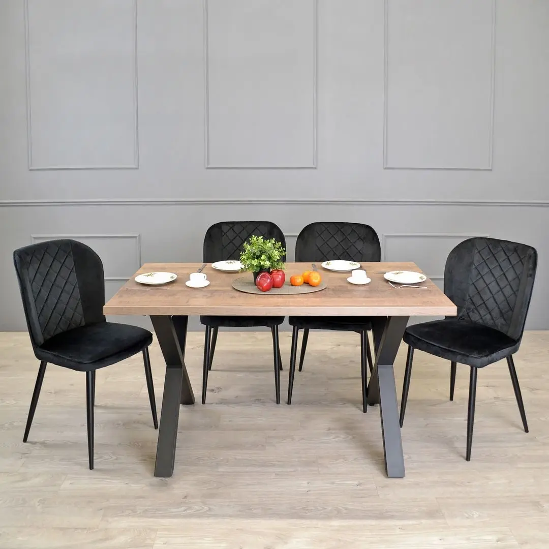 Стол DP X-Ben 80x150 (Colonial Grange Oak/Black)