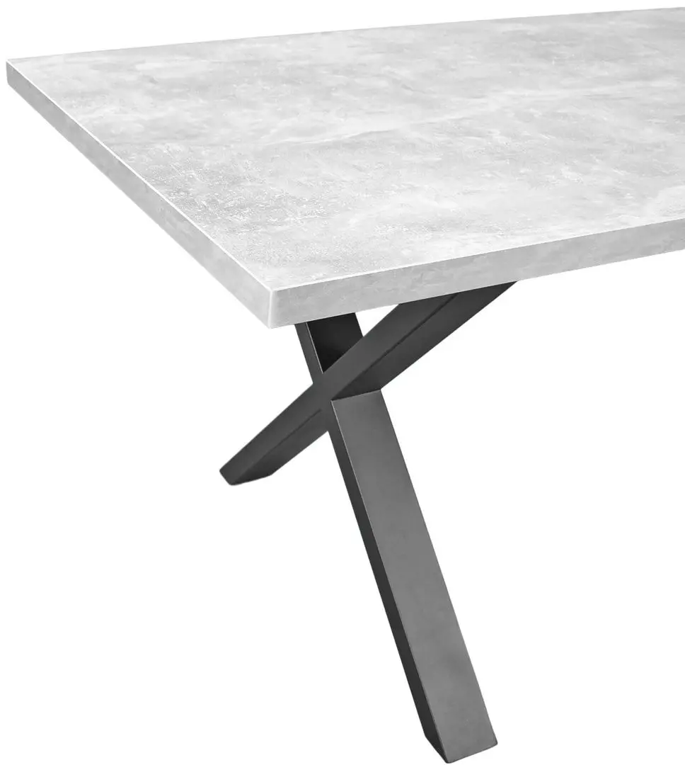 Стол DP X-Ben 90x180 (Concrete/Black)