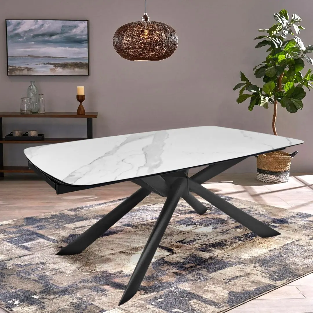 Masa extensibila DP Asia (White/Black)