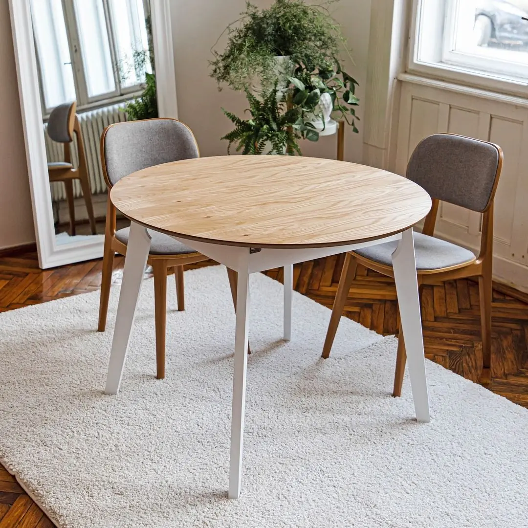 Masa extensibila DP Mars (White/Natural)