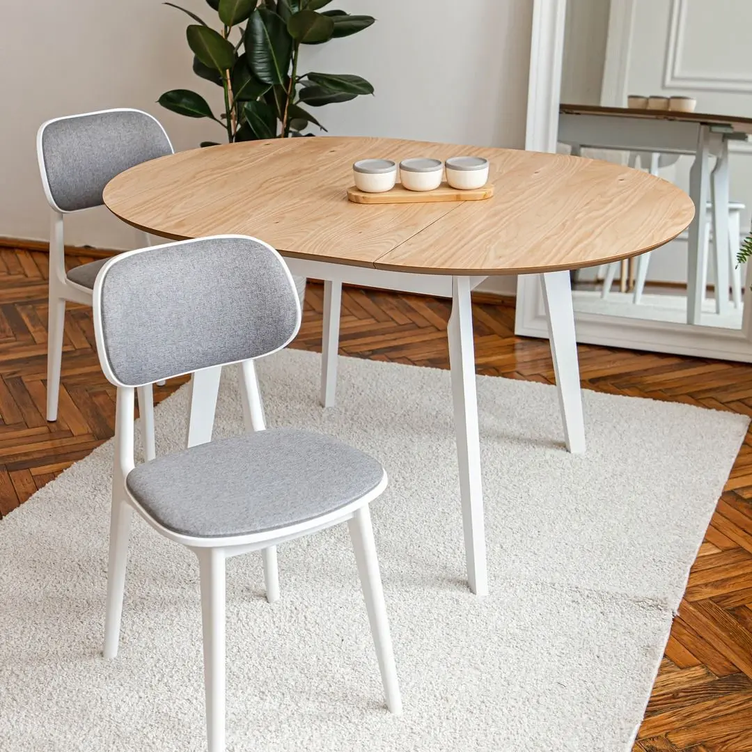 Masa extensibila DP Mars (White/Natural)