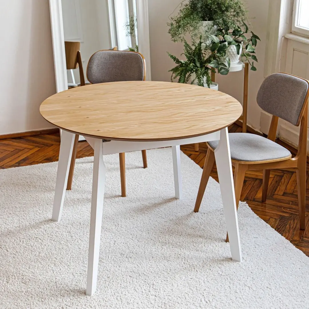 Masa extensibila DP Mars (White/Natural)