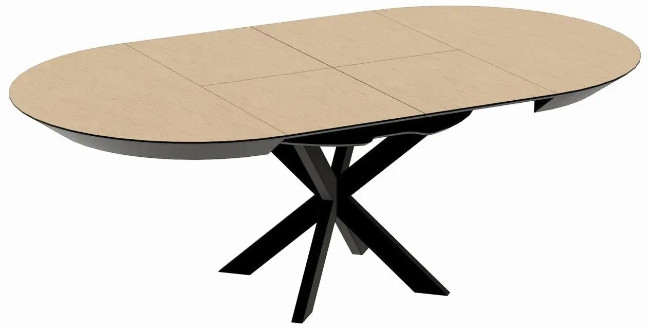 Стол раскладной DP Nova Furnir (Oak/Black)