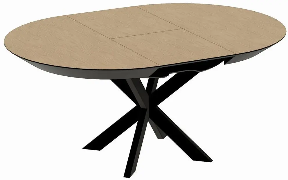 Стол раскладной DP Nova Furnir (Oak/Black)