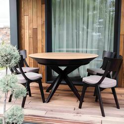 Masa extensibila DP Nova Furnir (Oak/Black)