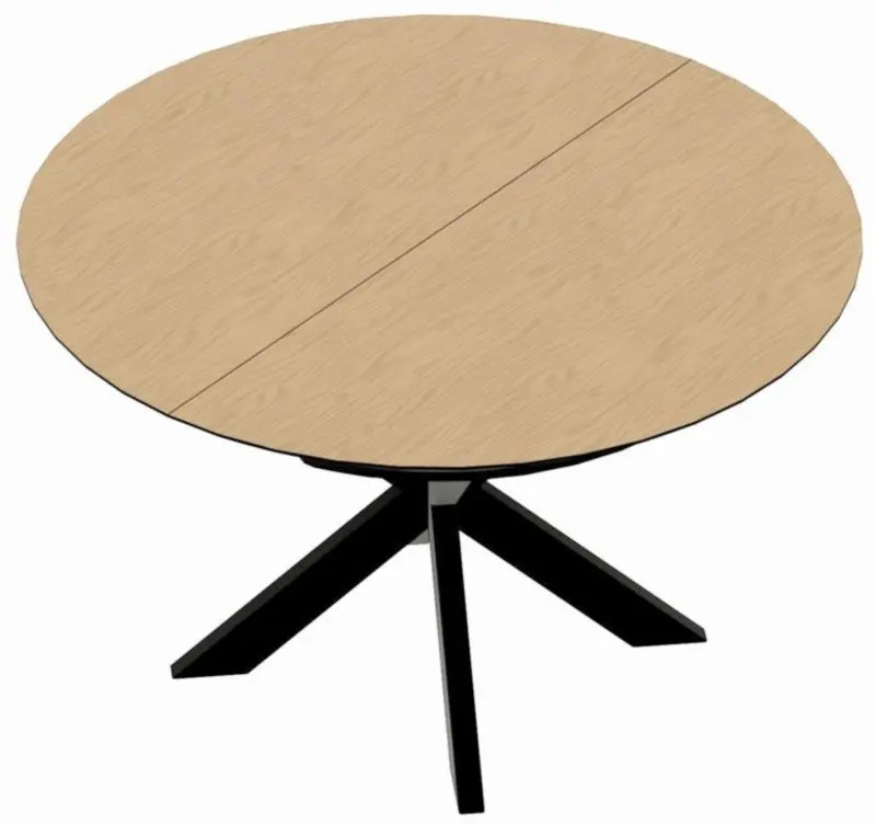 Стол раскладной DP Nova Furnir (Oak/Black)