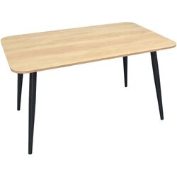 Masa Evelin DT-405-2 18mm PAL (Stejar Nebraska/Negru)