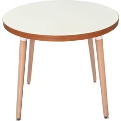 Masa rotunda Evelin DT-402 PAL (Alb mat) Thumb