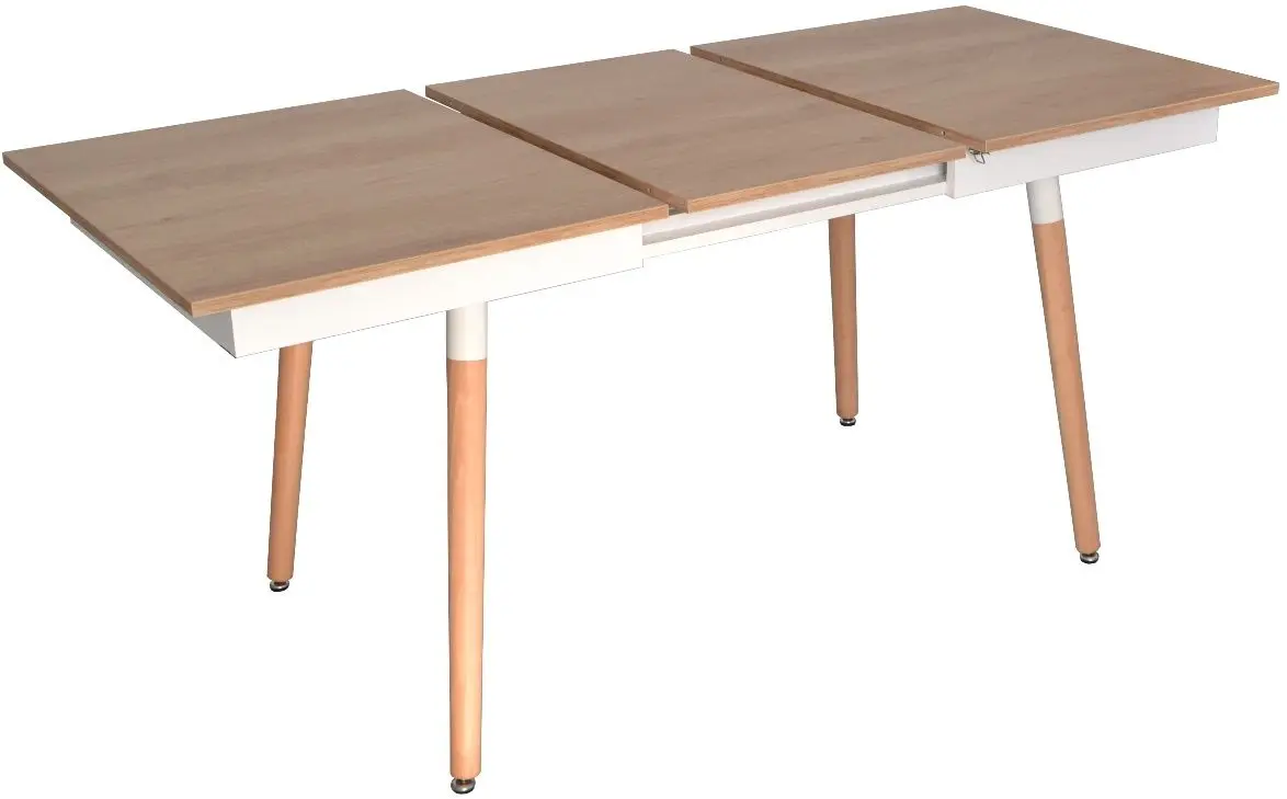 Masa extensibila Evelin DT-431-2 PAL (Stejar Nebraska/Lemn)