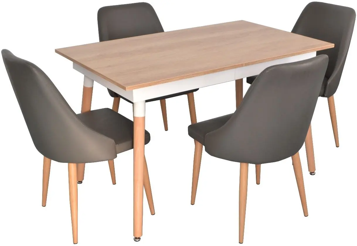 Masa extensibila Evelin DT-432-2 PAL (Stejar Nebraska/Lemn)