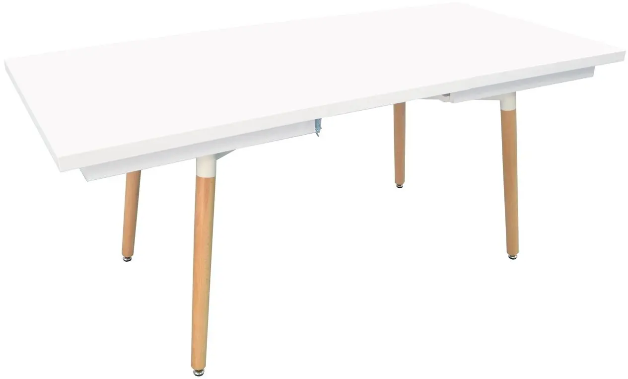 Masa extensibila Evelin DT 433-1 (Wood/White Matt) - 2