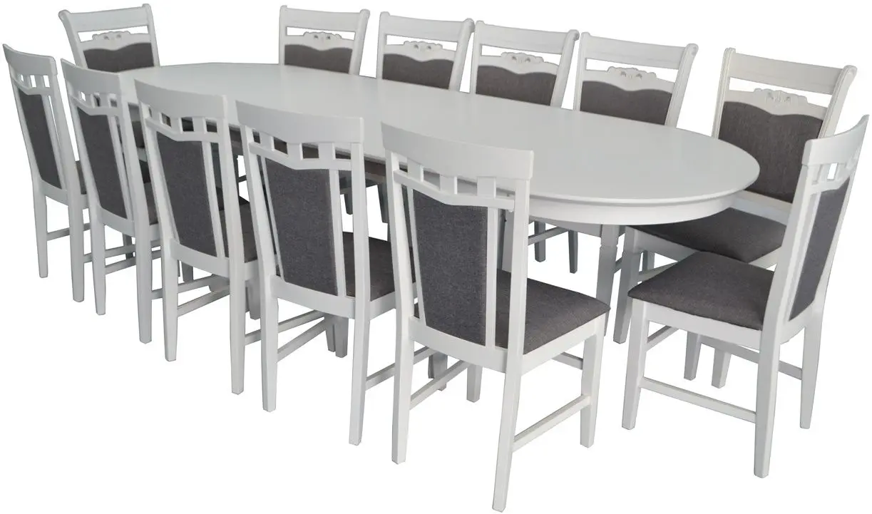 Masa extensibila Evelin HV-33 V Furnir (White) - 6