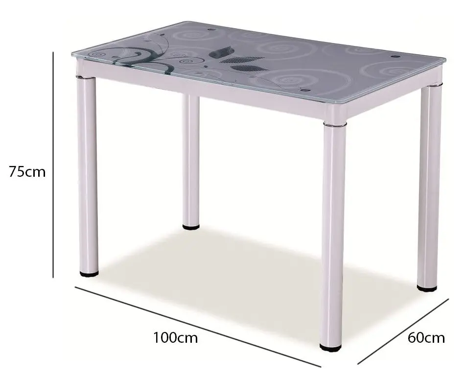 Masa Signal Damar 100x60 (White)