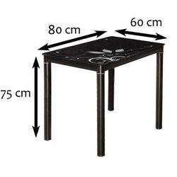 Стол Signal Damar 80x60 (Black) Thumb