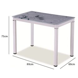 Стол Signal Damar 80x60 (White) Thumb