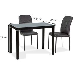 Стол Signal Galant 100x60 (Black) Thumb