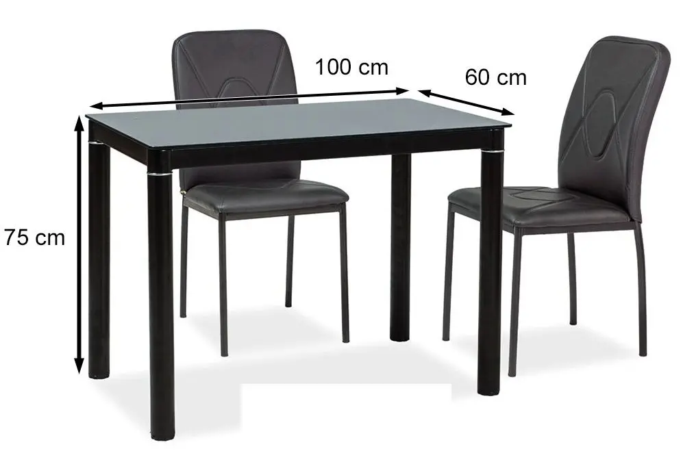 Стол Signal Galant 100x60 (Black)