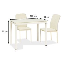 Masa Signal Galant 100x60 (Cream) Thumb