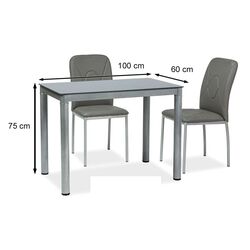 Стол Signal Galant 100x60 (Gray) Thumb