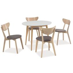 Стол Signal Larson (White/Bleached Oak) Thumb