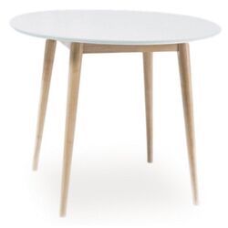 Стол Signal Larson (White/Bleached Oak)