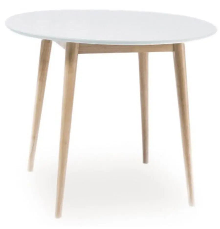 Стол Signal Larson (White/Bleached Oak)