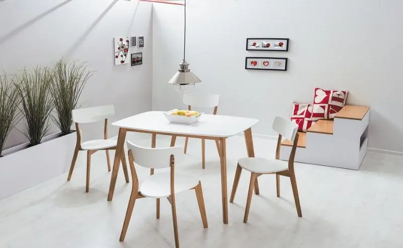 Masa Signal Mosso (White/Oak)