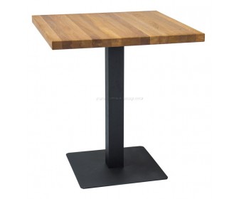 Masa Signal Puro 60x76 (Solid Oak/Black)