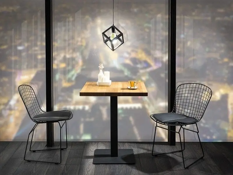 Стол Signal Puro 80x76 (Laminate Oak/Black)