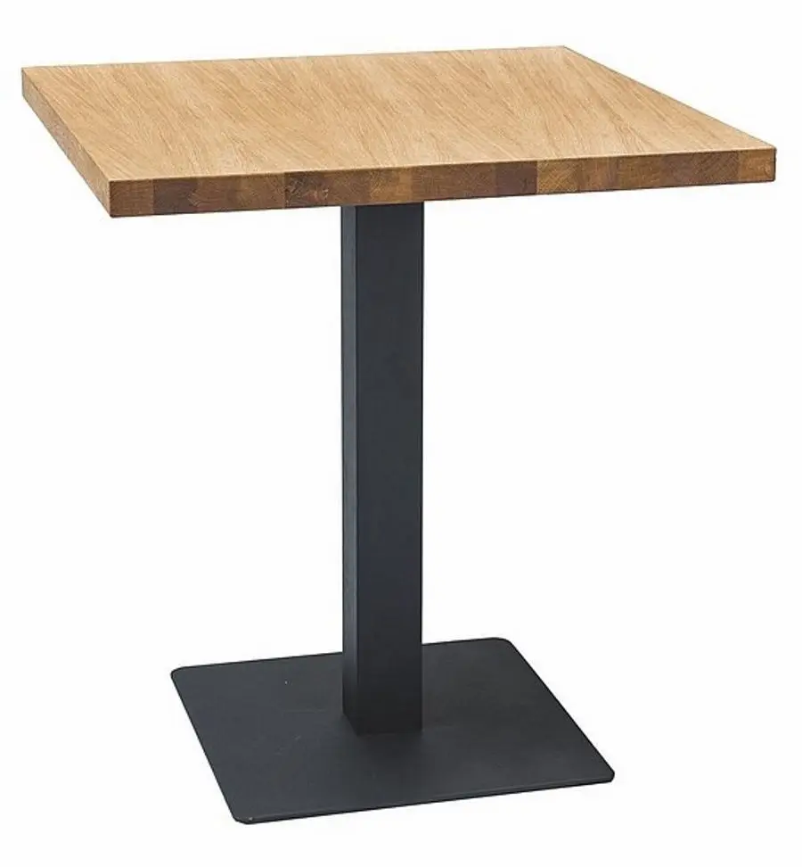 Стол Signal Puro 80x76 (Laminate Oak/Black)