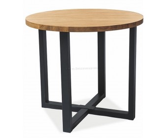 Masa Signal Rolf (Solid Oak/Black)