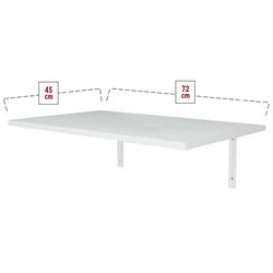 Masa suspendata Fabulous 45x72 (White) Thumb