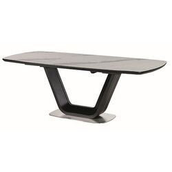 Masa plianta Signal Armani Ceramic (Marble White/Matte Black) Thumb