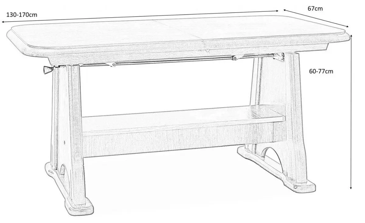 Стол раскладной Signal Beata (Chestnut)