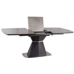 Masa plianta Signal Cortez Ceramic (Marble Gray Effect/Matte Anthracite) Thumb