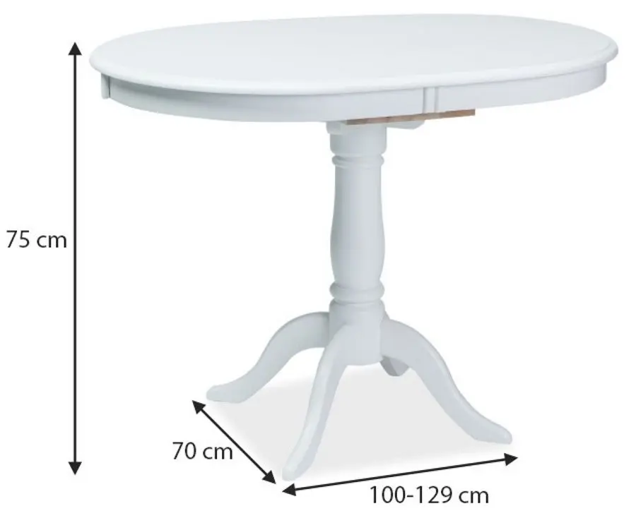 Стол раскладной Signal Dello 100 (White)