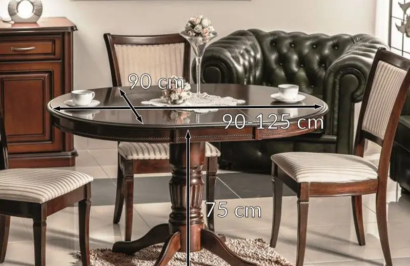 Masa plianta Signal Margo (Dark Wallnut)