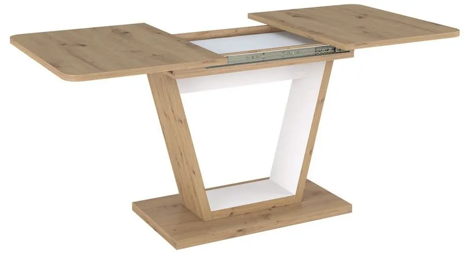 Masa extensibila Signal Nigel (Artisan Oak/Matte White)