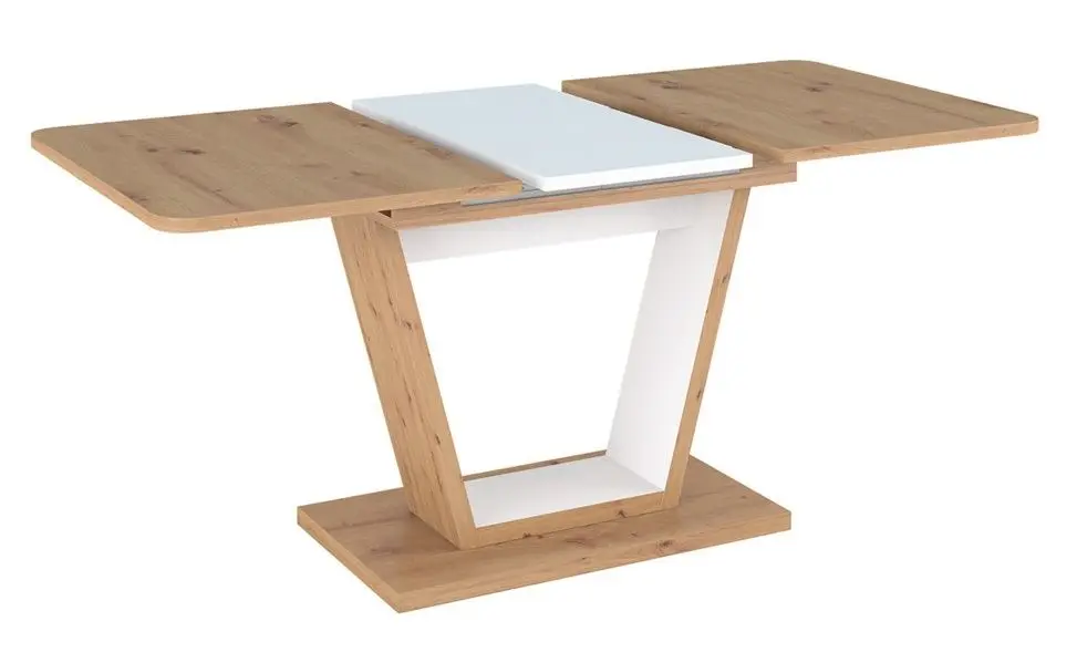 Masa extensibila Signal Nigel (Artisan Oak/Matte White)