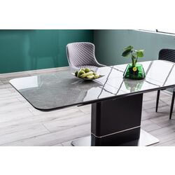 Masa plianta Signal Pallas Ceramic (Marble Gray Effect/Matte Black) Thumb