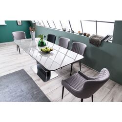 Masa plianta Signal Pallas Ceramic (Marble Gray Effect/Matte Black) Thumb