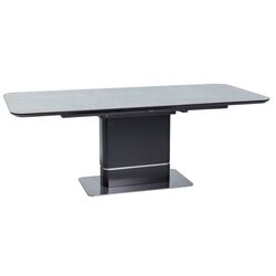 Masa plianta Signal Pallas Ceramic (Marble Gray Effect/Matte Black)