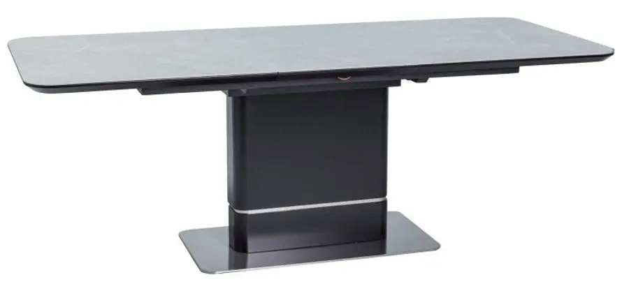 Masa plianta Signal Pallas Ceramic (Marble Gray Effect/Matte Black)