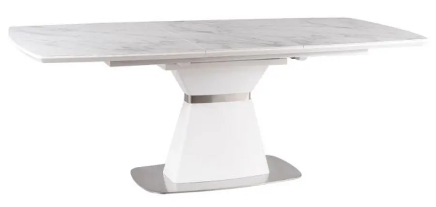 Masa plianta Signal Saturn II Ceramic (Marble White Effect/Matte White)